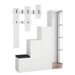 Composizione da ingresso Usam (5) Bianco - Materiale a base lignea - 149 x 180 x 37 cm