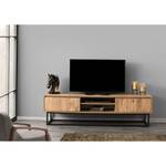 Tv-meubel Boddington I grenenhouten look/zwart