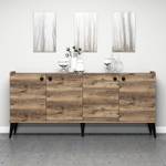 Sideboard Korfu Walnuss Dekor