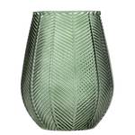 Vase Tori 100 % verre - Vert bouteille - 11 cm x 19,5 cm x 15,5 cm - 11 x 20 cm