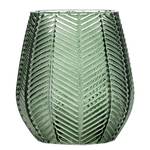 Vase Tori 100 % verre - Vert bouteille - 9 cm x 13,5 cm x 12 cm - 9 x 14 cm