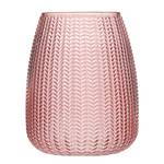 Vaso Illa III 100% vetro - Rosa cipria - 11 x 19 x 15,5 cm - 11 x 19 cm