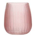 Vaso Illa III 100% vetro - Rosa cipria - 12,5 x 14 x 10 cm - 13 x 14 cm