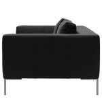 2-Sitzer Sofa MADISON Echtleder Neka: Schwarz