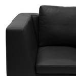 2-Sitzer Sofa MADISON Echtleder Neka: Schwarz