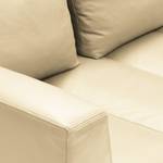 Ecksofa Madison II Echtleder Neka: Creme - Ecke davorstehend rechts