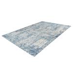 Kurzflorteppich Percy 200 Baumwolle / Polyester - Blau - 120 x 170 cm