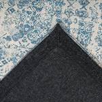 Kurzflorteppich Percy 200 Baumwolle / Polyester - Blau - 80 x 150 cm