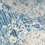 Kurzflorteppich Percy 200 Baumwolle / Polyester - Blau - 80 x 150 cm