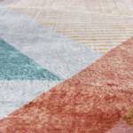 Kurzflorteppich Rachele 088 Polyester - Mehrfarbig - 90 x 160 cm