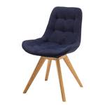 Chaise capitonnée Paia Bleu foncé - Sans fonction