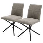 Chaises Sarana (lot de 2) Gris lumineux