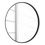 Miroir Talos III Aluminium - Noir - Largeur : 100 cm - Avec éclairage