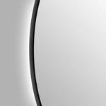 Miroir Talos III Aluminium - Noir - Largeur : 100 cm - Avec éclairage