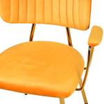 Chaises à accoudoirs Kian (lot de 2) Jaune doré