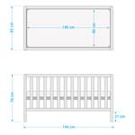 Ensemble Mats (2éléments) Blanc