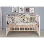 Lit bébé Mats Blanc - Bois manufacturé - 144 x 83 x 78 cm