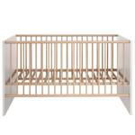 Lit bébé Mats Blanc - Bois manufacturé - 144 x 83 x 78 cm