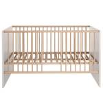 Lit bébé Mats Blanc - Bois manufacturé - 144 x 83 x 78 cm