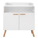 Commode à langer Mats Blanc - Bois manufacturé - 96 x 105 x 78 cm