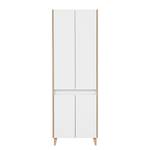 Hoge kast Elba Wit - Breedte: 57 cm