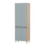 Hochschrank Elba Matt Hellblau - Breite: 57 cm