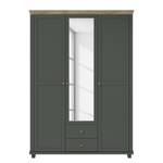 Armoire Emmanuela Vert foncé - Largeur : 154 cm