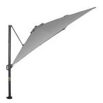 Zwevende parasol Cirrus aluminium/polyester - antracietkleurig/grijs - 400 x 300 cm