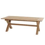 Tuintafel Cardiff teakhout - bruin - 100 x 180 cm