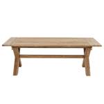 Tuintafel Cardiff teakhout - bruin - 100 x 180 cm