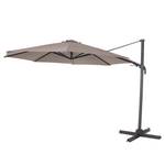 Zwevende parasol California N+ II aluminium/polyester - Taupe