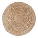 Laagpolig vloerkleed Bombay I jute - Beige - Diameter: 150 cm