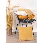 Coussin déco Lido II Polyester - Jaune moutarde