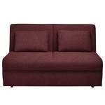 Schlafsofa Orna II Flachgewebe Alma: Aubergine - Liegefläche Breite: 125 cm