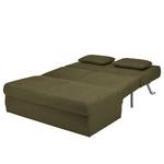 Schlafsofa Orna II Flachgewebe Alma: Olive - Liegefläche Breite: 125 cm