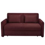 Schlafsofa Orna Flachgewebe Alma: Aubergine - Liegefläche Breite: 145 cm