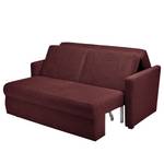 Schlafsofa Orna Flachgewebe Alma: Aubergine - Liegefläche Breite: 145 cm