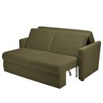 Schlafsofa Orna Flachgewebe Alma: Olive - Liegefläche Breite: 145 cm