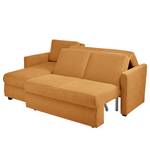 Ecksofa Orna Flachgewebe Alma: Kamel - Longchair davorstehend links - Liegefläche Breite: 145 cm