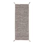 Tapis de couloir Kelim Azizi Coton - Beige - 80 x 300 cm