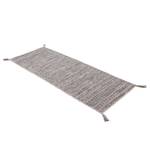 Tapis de couloir Kelim Azizi Coton - Beige - 80 x 350 cm