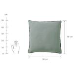 Coussin Milaine Coton / Polyester - Menthe