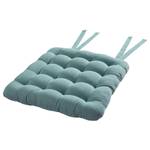 Coussin de chaise Solid I Coton / Polyester - Turquoise