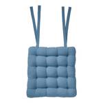 Coussin de chaise Solid I Coton / Polyester - Bleu