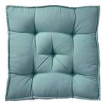 Galette de chaise Solid II Coton / Polyester - Turquoise