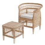 Cuscino da seduta BOHO LOUNGE Malawi Cotone - Naturale