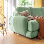 Ecksofa Tandil Webstoff Dolly: Mintgrün - Longchair davorstehend rechts - Ohne Hocker