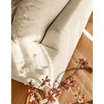 Hoekbank Tandil Geweven stof Dolly: Beige - Longchair vooraanzicht links - Zonder hocker