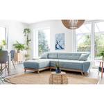 Ecksofa Surribas Webstoff Lark: Blau