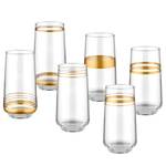 Longdrinkglas Montella (6er-Set) Klarglas - Gold